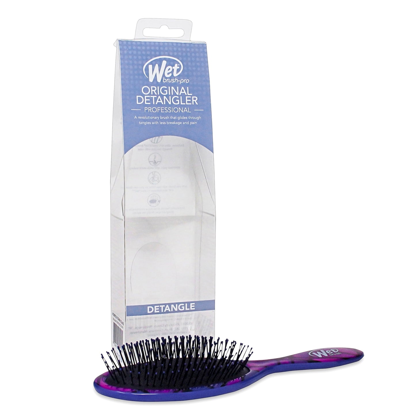 Wet Brush Pro Original Detangler - Stain Glass Purple