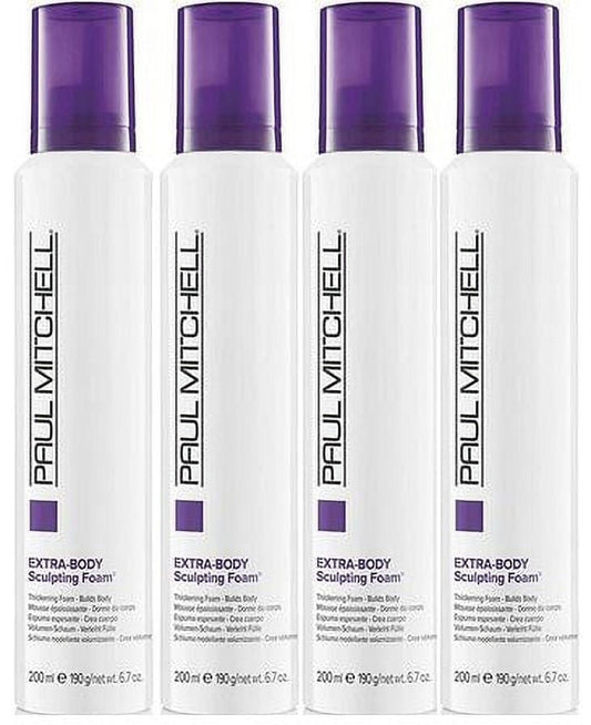 Paul Mitchell Extra Body Foam, 6.7 oz (Pack of 4)