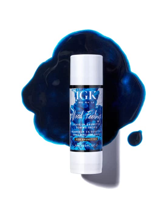 IGK Mixed Feelings Leave-In Brunette Toning Drops - 1.0 oz (3 pack)