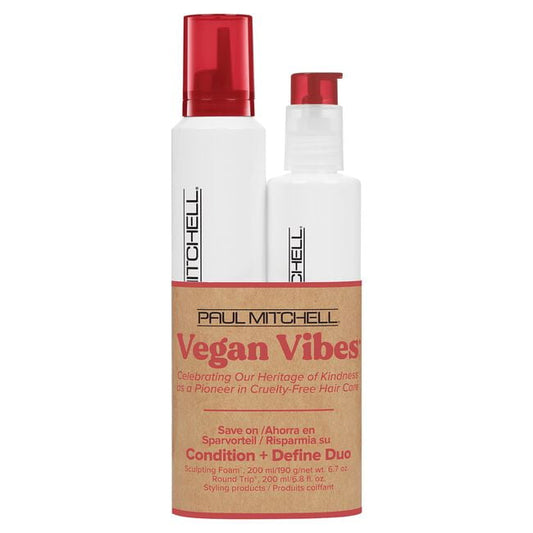 Paul Mitchell Flexible Style Sculpting Foam 6.7 oz & Round Trip 6.8 oz Duo