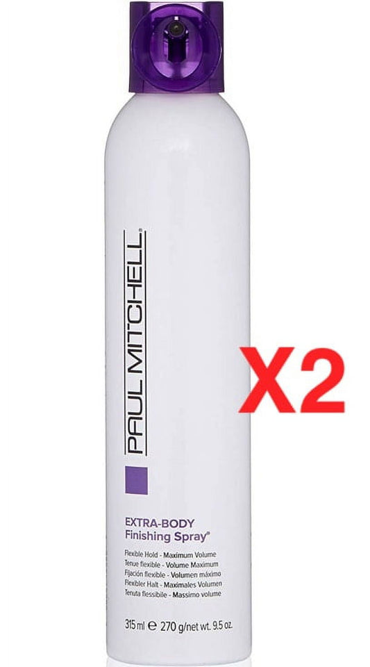 Paul Mitchell Extra-Body Finishing Spray Flexible Hold - 9.5oz (Pack of 2)