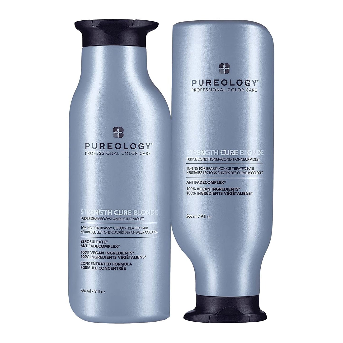 Pureology Strength Cure Best Blonde Purple Shampoo and Conditioner Set - 9.0 oz each