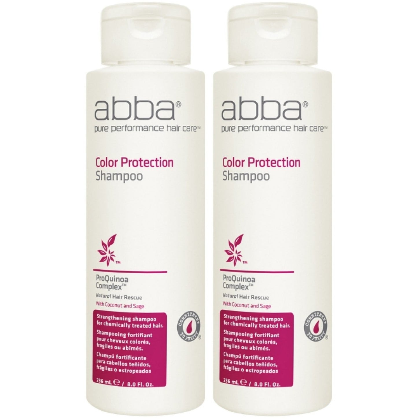Abba Pure Color Protect Shampoo - 8.0 oz (Pack of 2)