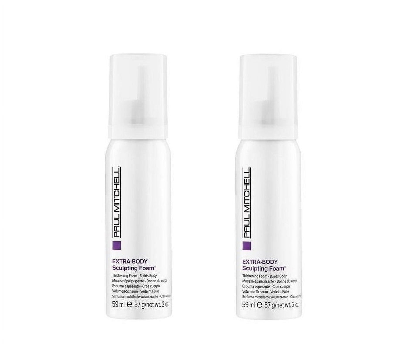 Paul Mitchell Extra Body Sculpting Foam, 2oz (Pack of 2)
