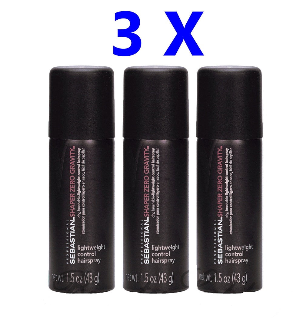 Sebastian Shaper Zero Gravity Hairspray 1.5 oz (3 pack)