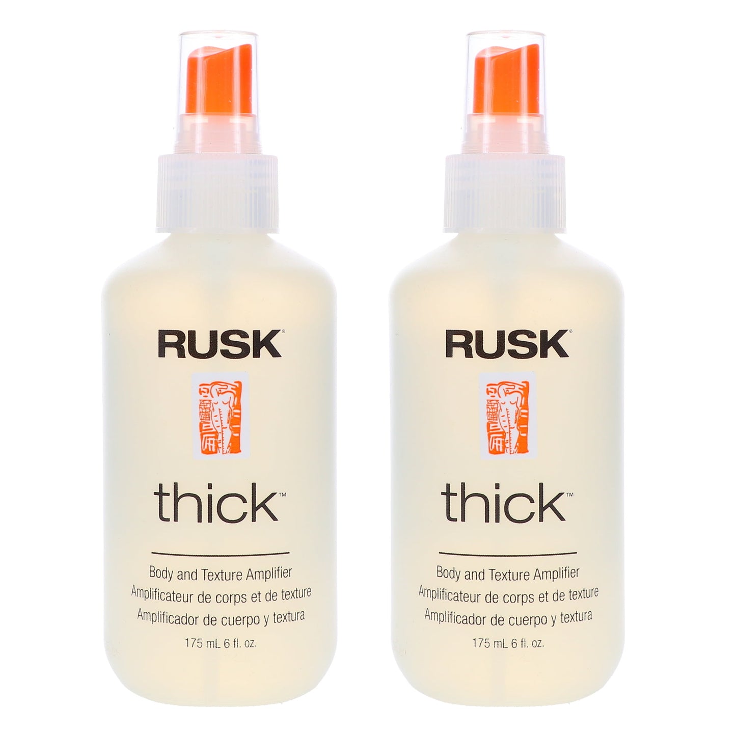 Rusk Thick Body and Texture Amplifier Hairspray - 6.0 oz (2 pack)