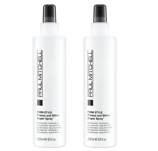 Paul Mitchell Freeze & Shine Super Spray - 8.5 oz (2 pack)