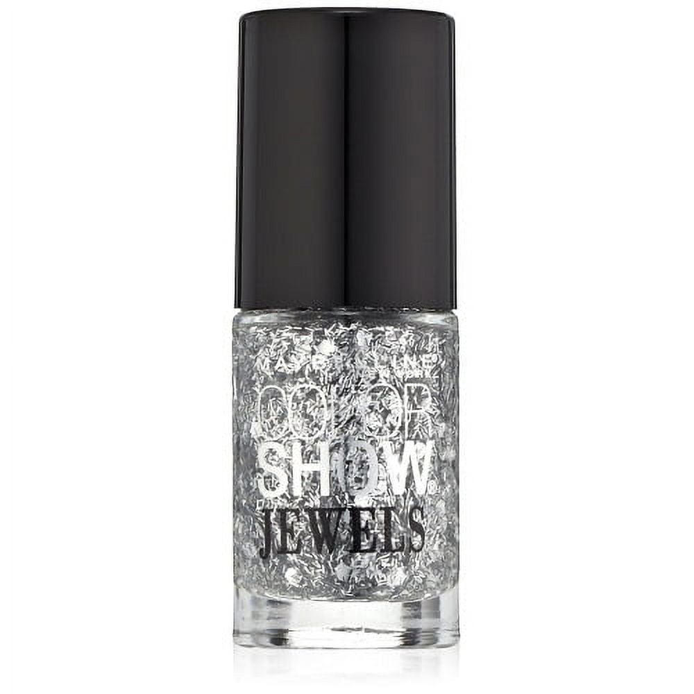 Maybelline New York Color Show Jewels Nail Lacquer Top Coat - 602 Platinum Adorn