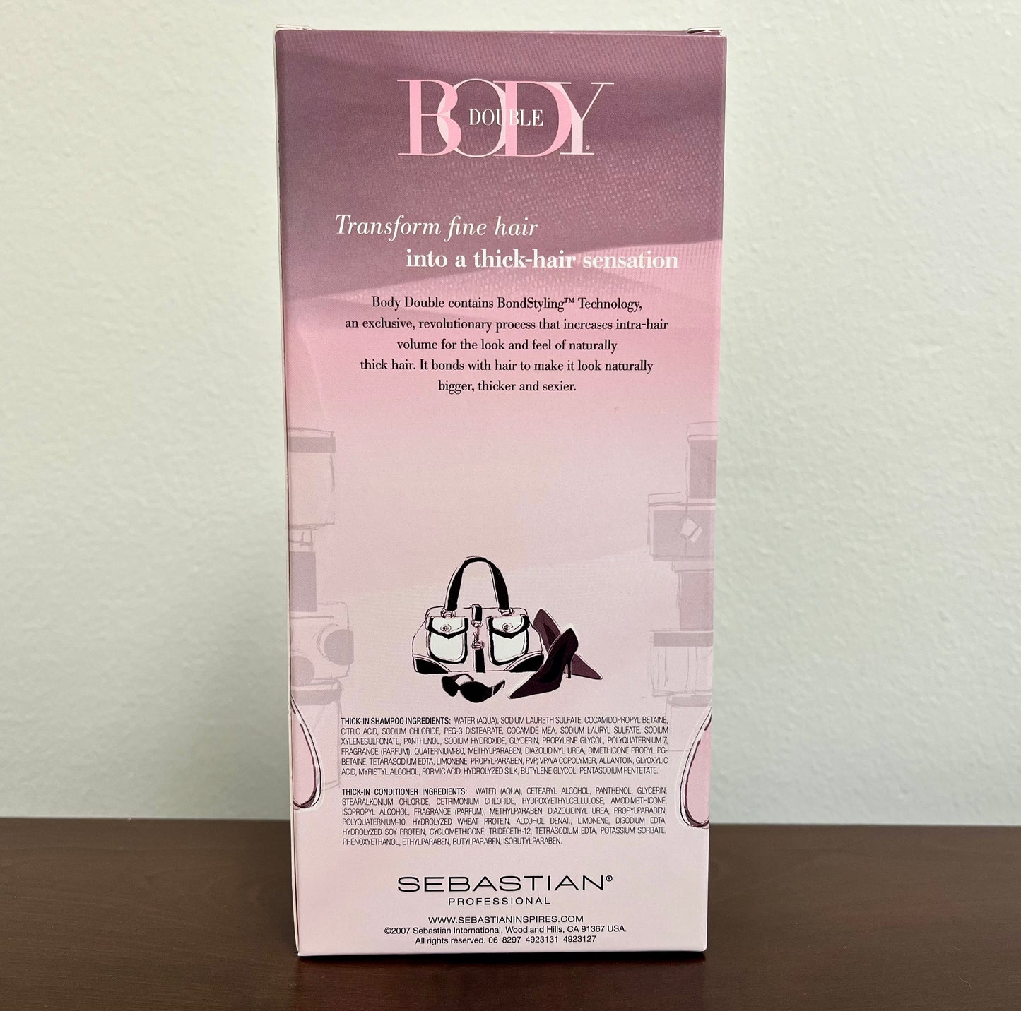 Sebastian Body Double Thick-In Shampoo and Conditioner Set - 10.2 oz each