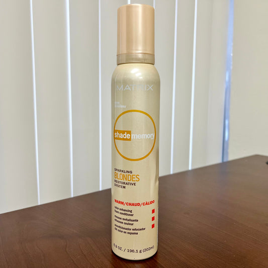 Matrix Shade Memory Sparkling Blondes Color Enhancing Foam Conditioner - 6.9 oz - Warm