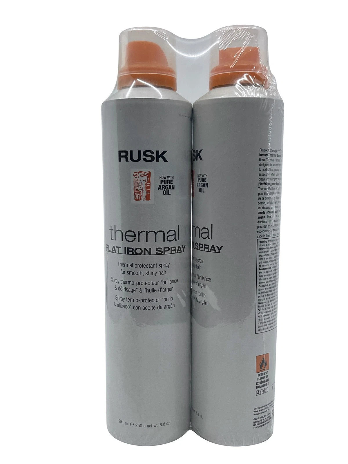 Rusk Design Thermal Flat Iron Spray - 8.8 oz (2 Pack)