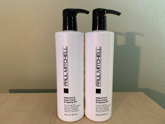 Paul Mitchell Firm Style Super Clean Sculpting Gel - 16.9 oz (2 Packs)