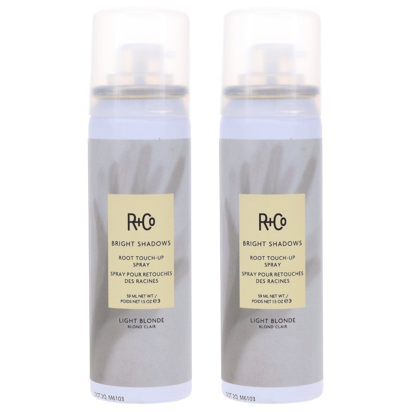 R+Co Bright Shadows Root Touch Up Spray - 1.5 oz - Light Blonde (2 pack)