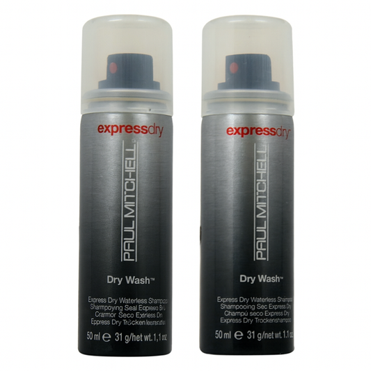 Paul Mitchell Dry Wash Express Dry Waterless Shampoo 1.1 oz 2 PACK