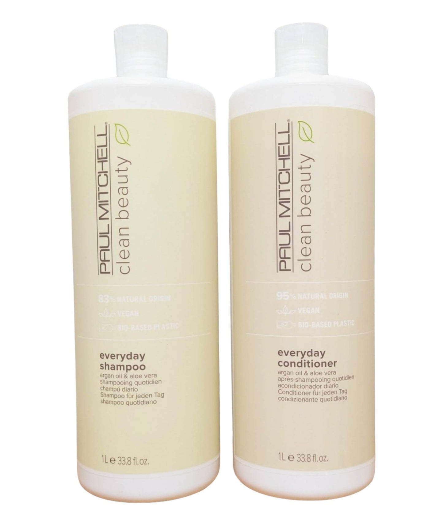 Paul Mitchell Clean Beauty Everyday Shampoo and Conditioner - 33.8 oz each