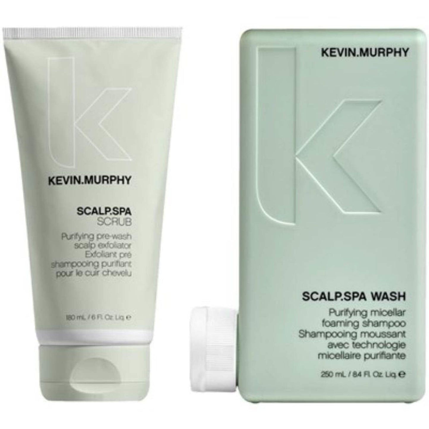Kevin Murphy Scalp Spa Scrub + Scalp Spa Wash Shampoo - 6.0 oz / 8.4 oz