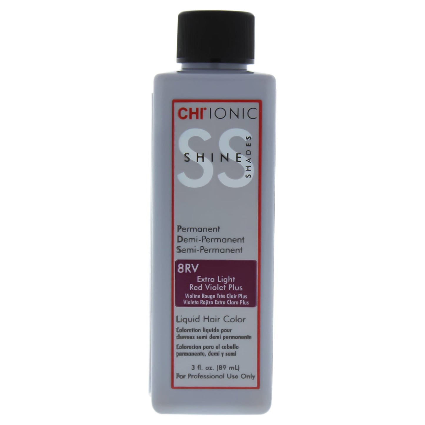 CHI Ionic Shine Shades Liquid Hair Color - 3.0 oz - 8RV Extra Light Red Violet Plus