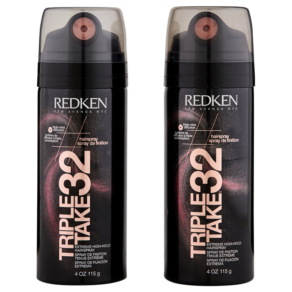 Redken Triple Pure 32 Extreme High Hold Hairspray - 4.0 oz (2 Pack)