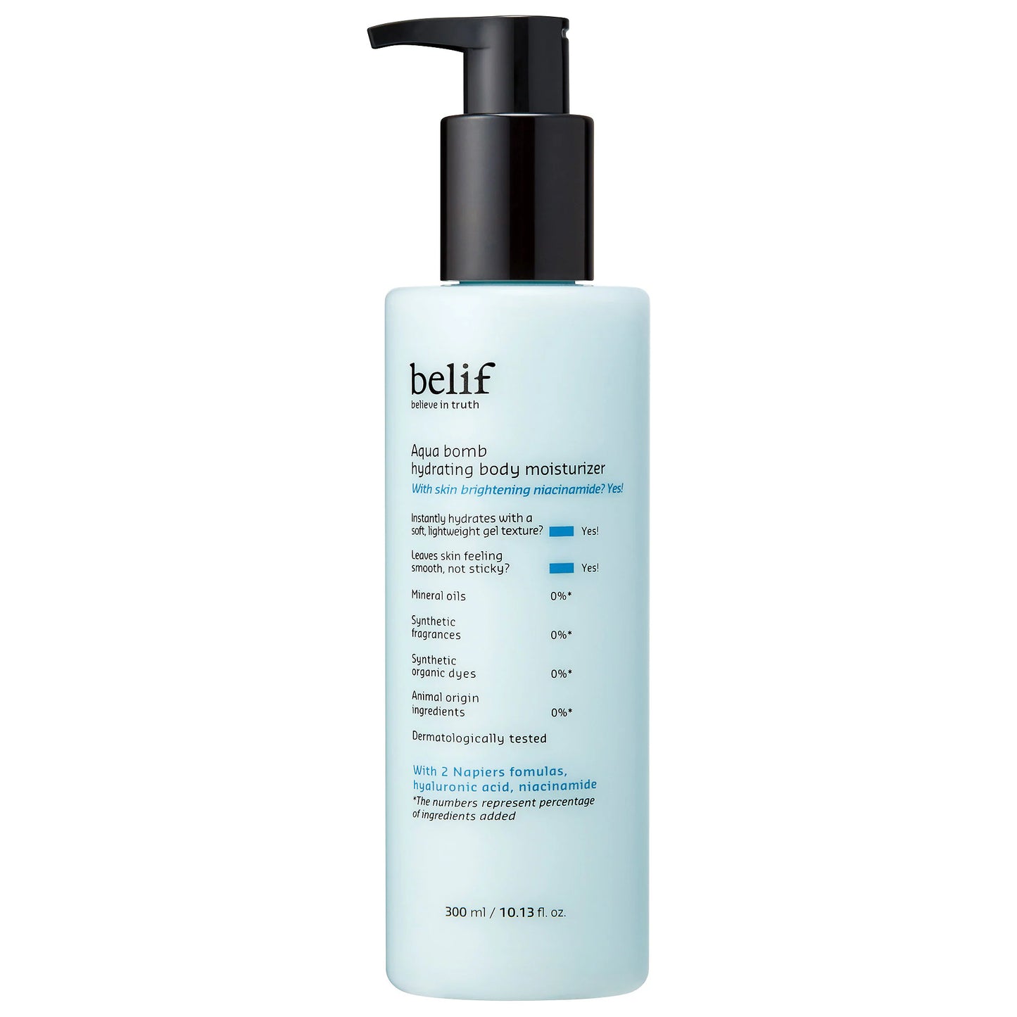 Belif Aqua Bomb Hydrating Body Moisturizer - 10.13 oz