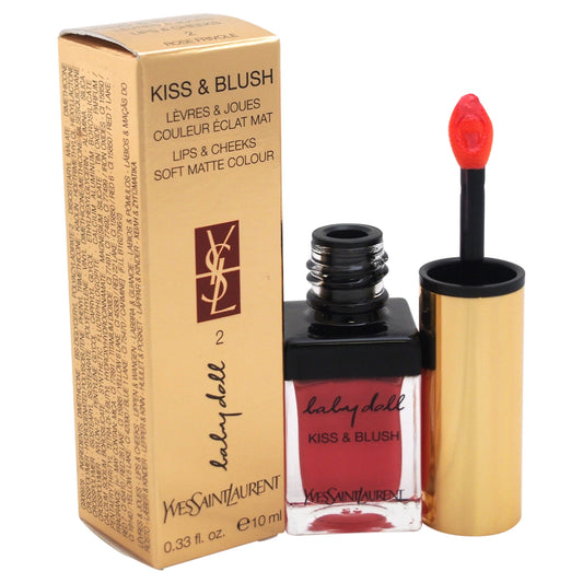 Yves Saint Laurent Baby Doll Kiss & Blush - 0.33 oz - 2 Rose Frivole
