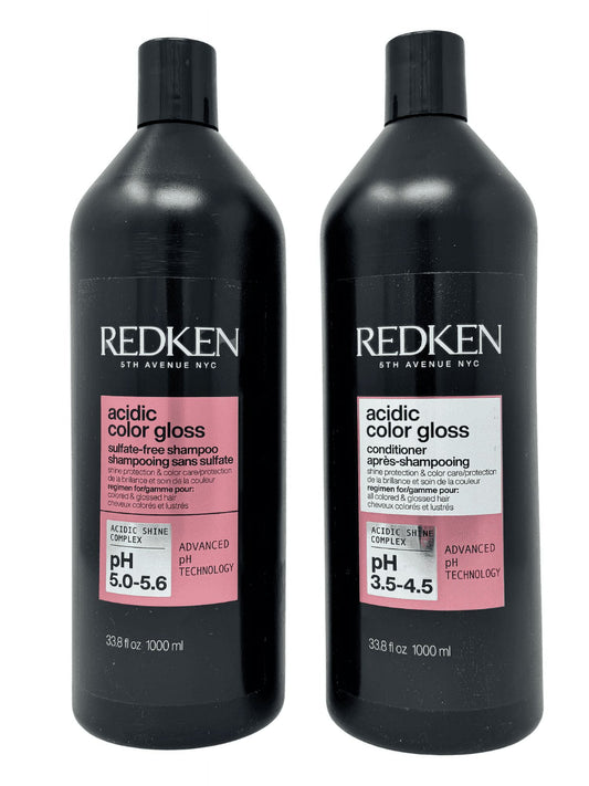 Redken Acidic Color Gloss Shampoo and Conditioner Set - 33.8 oz each