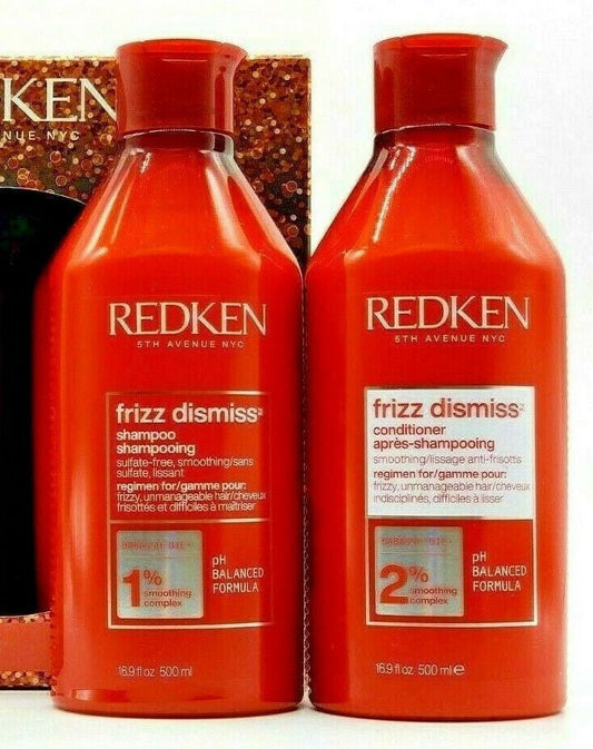 Redken Frizz Dismiss Shampoo and Conditioner Set - 16.9 oz each