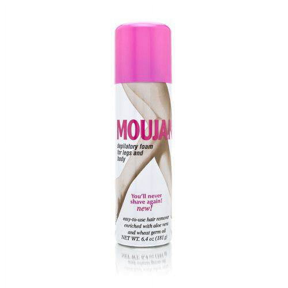 Moujan Depilatory Foam for Legs and Body - 6.4 oz