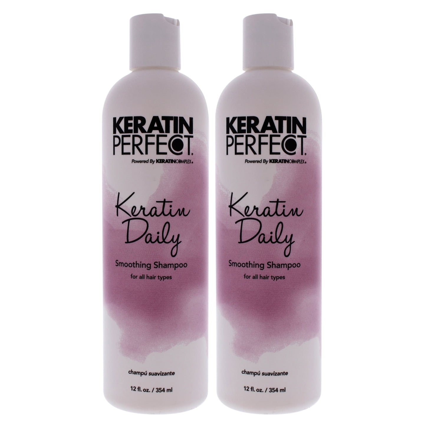 Keratin Perfect Keratin Daily Smoothing Shampoo - 12.0 oz (2 pack)