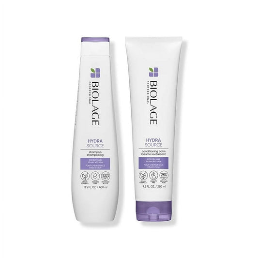 Matrix Biolage Hydrasource Shampoo & Conditioning Balm Set - 13.5 oz/9.5 oz