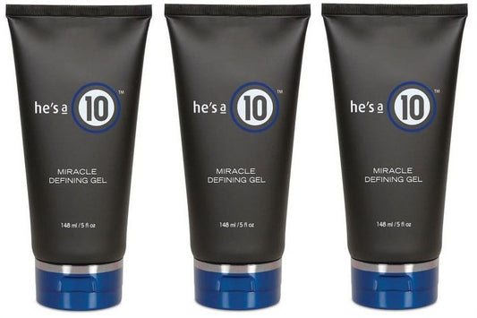 He's a 10 Miracle Defining Styling Gel - 5.0 oz (3 pack)