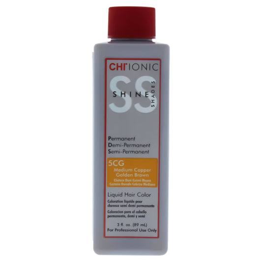 CHI Ionic Shine Shades Liquid Hair Color - 3.0 oz - 5CG Medium Copper Golden Brown