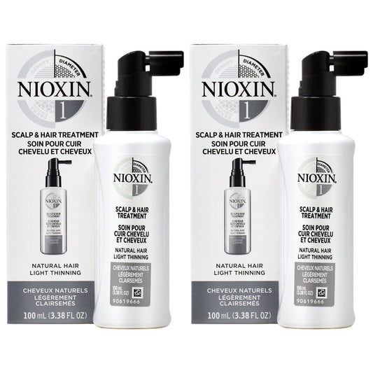 Nioxin System 1 Scalp & Hair Treatment - 3.38oz (Pack of 2)