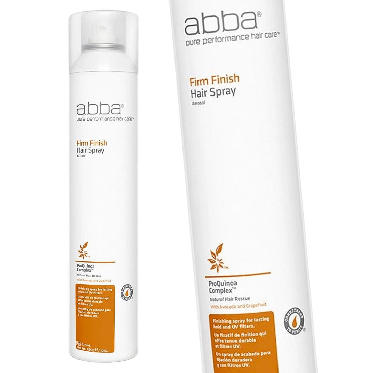 Abba Firm Finish Hair Spray - 10.0 oz (2 Pack)