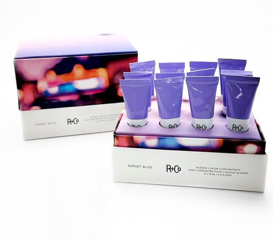 R+Co Sunset Blvd Blonde Concentrate Hair Treatment - 0.5 oz x 12 pcs