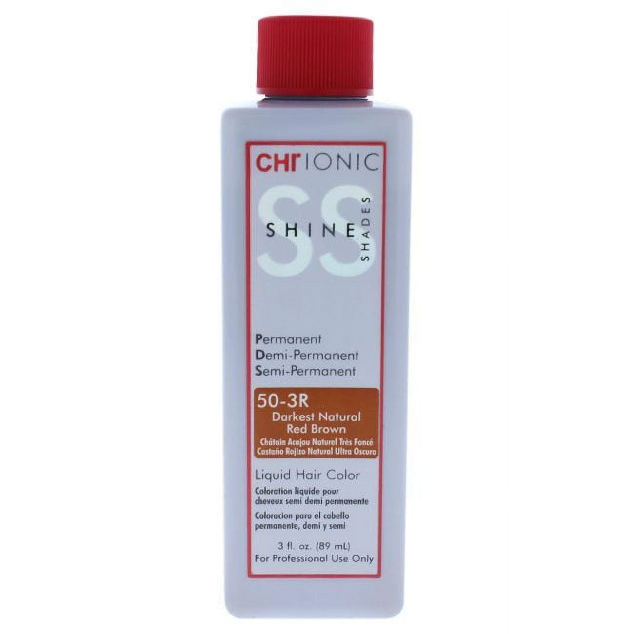 CHI Ionic Shine Shades Liquid Hair Color - 3.0 oz - 50-3R Darkest Natural Red Brown