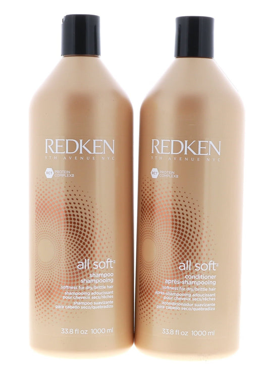 Redken All Soft Shampoo and Conditioner Set - 33.8 oz each