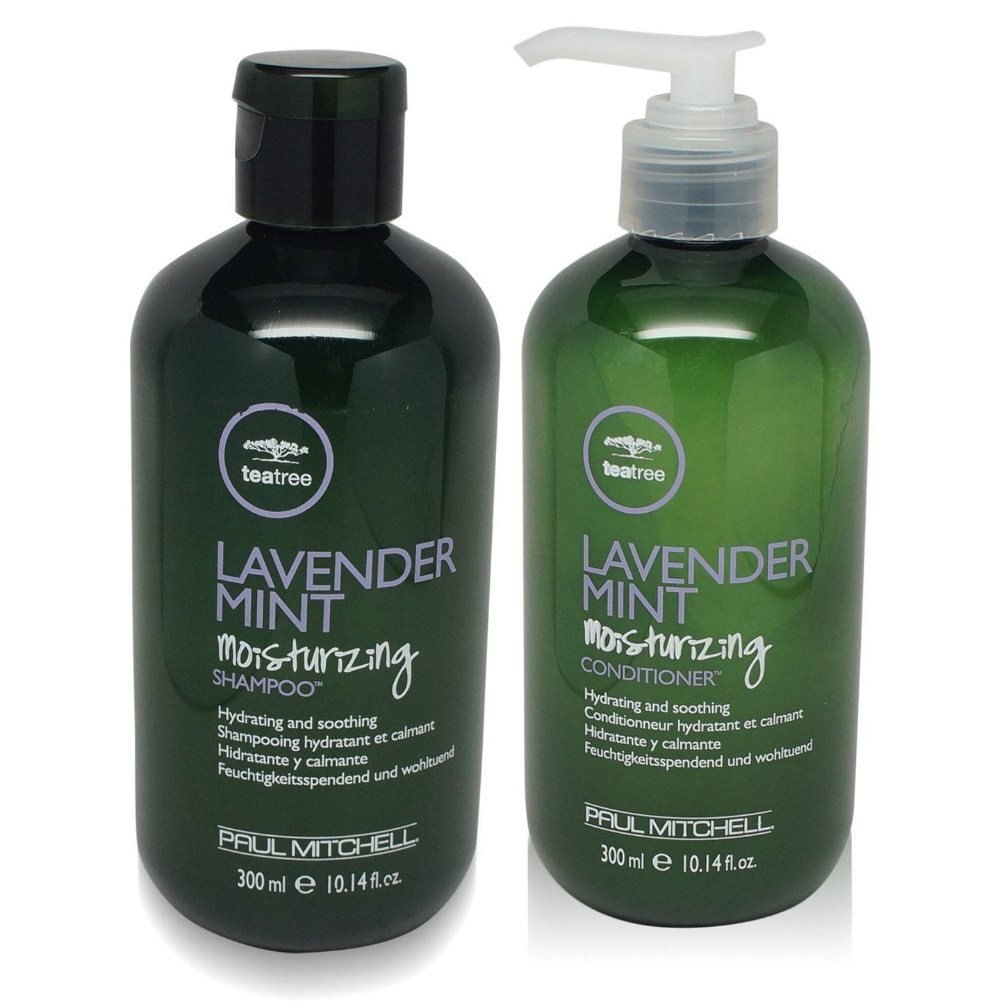 Paul Mitchell Tea Tree Lavender Mint Moisturizing Shampoo and Conditioner Set - 10.14 oz each