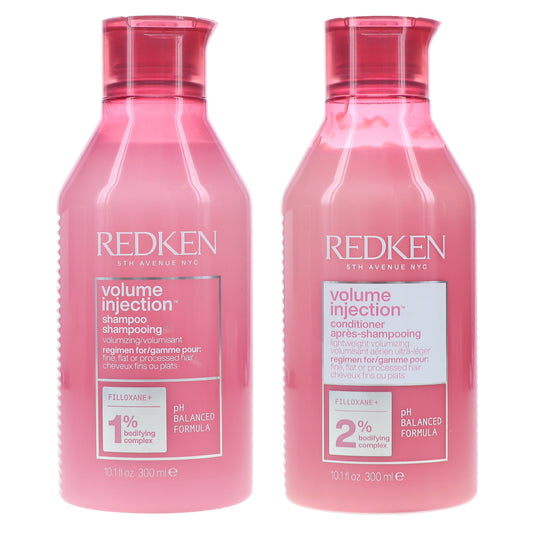 Redken Volume Injection Shampoo and Conditioner Set - 10.1 oz each