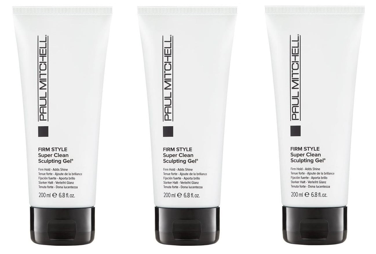 Paul Mitchell Firm Style Super Clean Sculpting Gel, 6.8oz (Pack of 3)