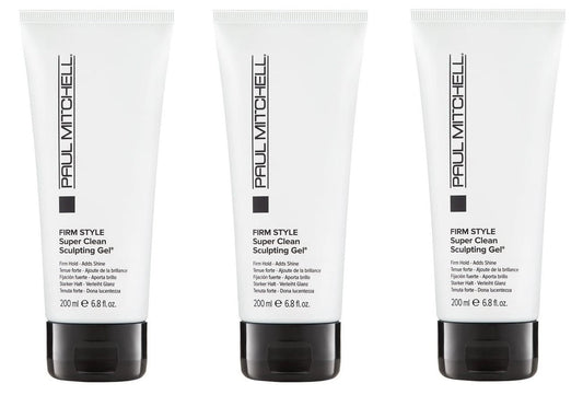 Paul Mitchell Firm Style Super Clean Sculpting Gel, 6.8oz (Pack of 3)