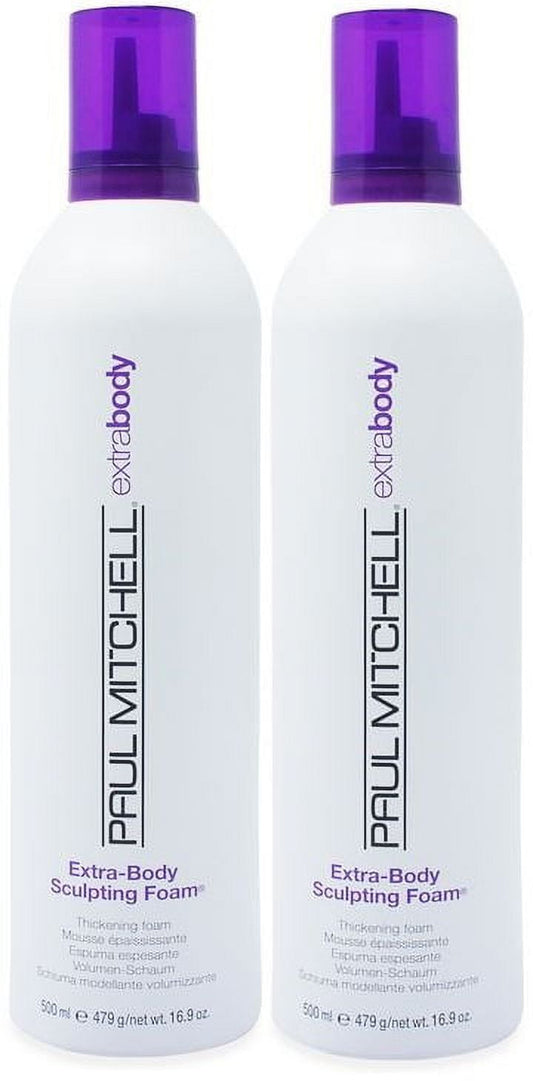 Paul Mitchell Extra-Body Sculpting Foam, 16.9 oz (Pack of 2)