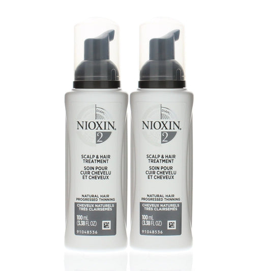 Nioxin System 2 Scalp & Hair Treatment 3.38oz (Pack of 2)