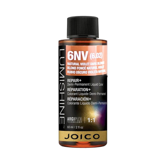 Joico Lumishine Demi Permanent Liquid Hair Color - 2.0 oz - 6NV Natural Violet Dark Blonde