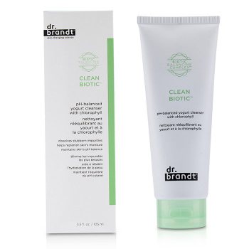 Dr. Brandt Clean Biotic pH Balanced Yogurt Cleanser with chlorophyll 3.5oz