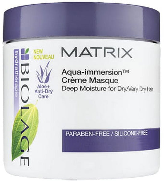 Matrix Biolage Hydratherapie Aqua-Immersion Creme Hair Masque - 5.1 oz