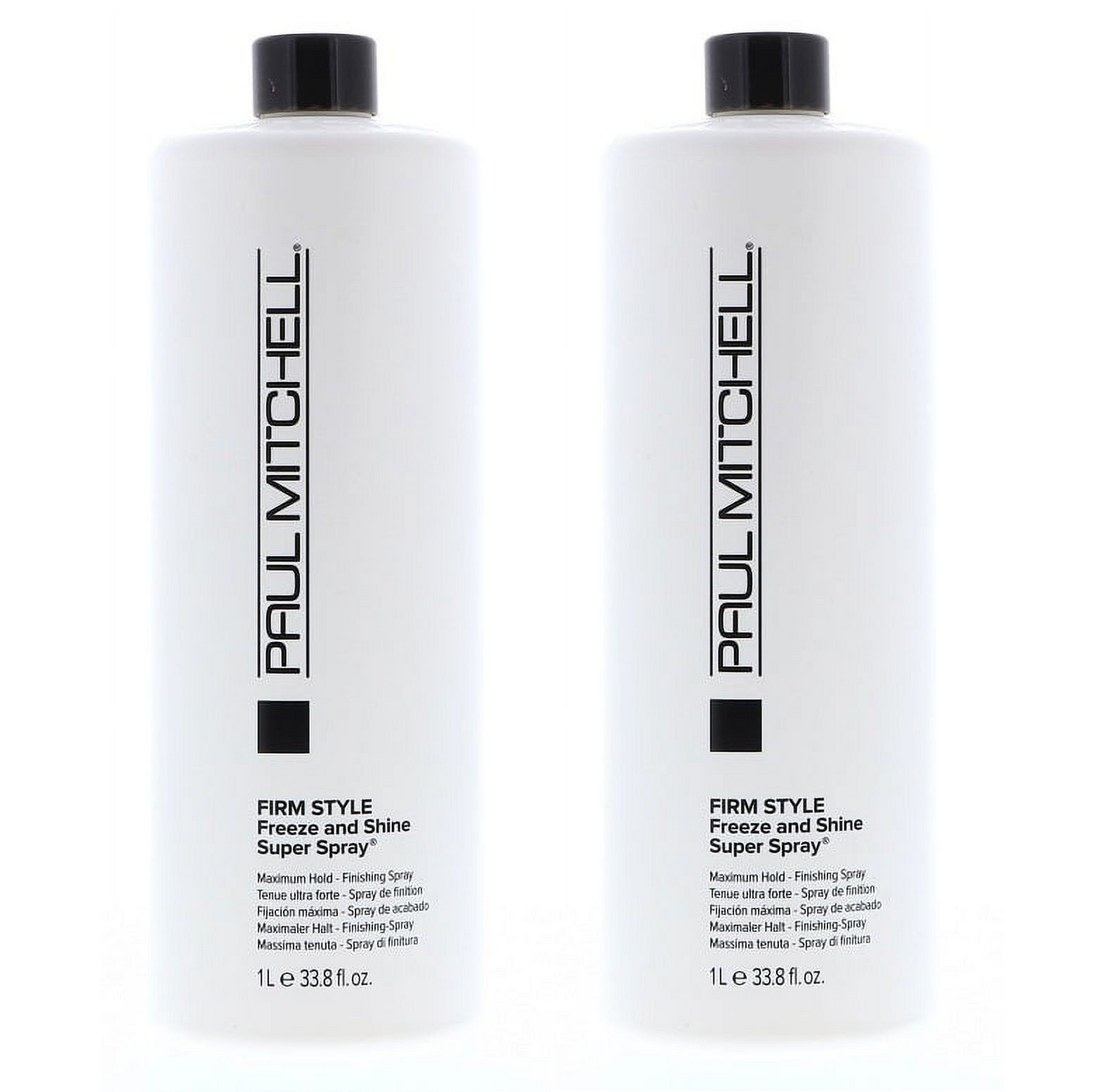 Paul Mitchell Freeze & Shine Super Spray - 33.8 oz (2 pack)