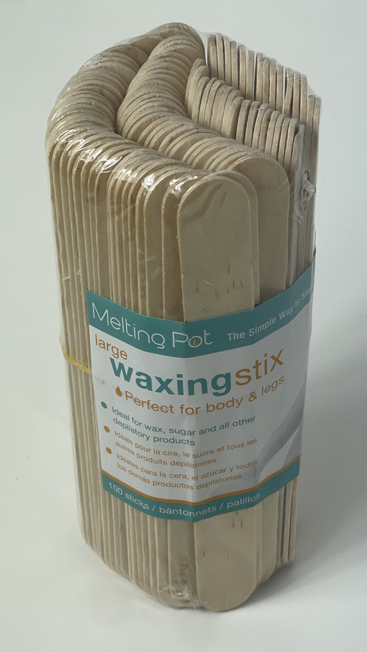 Melting Pot Large Waxing Sticks - 100 pcs