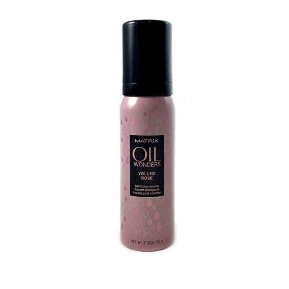 Matrix Oil Wonders Volume Rose Plumping Mousse, Travel Size, 2.3 Oz