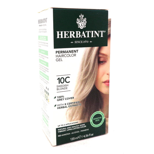 Herbatint Permanent Haircolor Gel - 4.56 oz - 10C Swedish Blonde