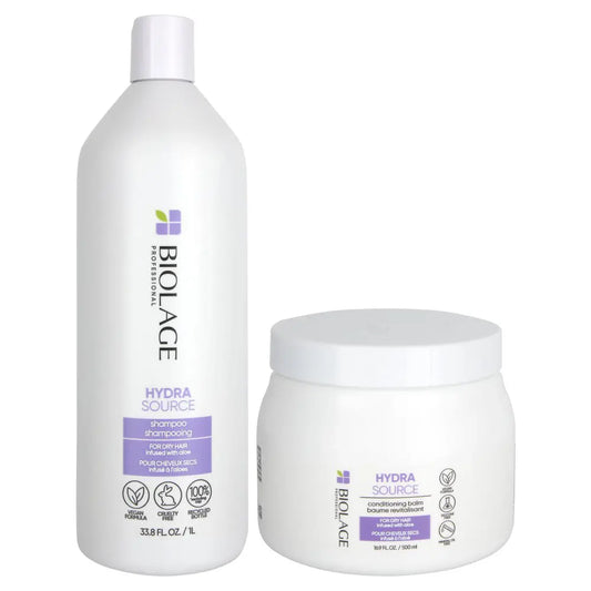 Matrix Biolage Hydra Source Shampoo and Conditioner Set - 16.9 oz each